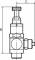 Mini regulator de presiune cu filet exterior si cupla push-in