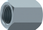 Mufa hidraulica egala 1 1/2&QUOT; BSP