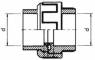 Niplu detasabil, conexiuni prin lipire, 40 mm, PVC-U