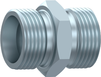 Niplu hidraulic cu filet metric M42x2, Ø teava 30 mm, 420 bar, seria S