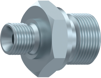 Niplu hidraulic redus BSP (60°), otel carbon