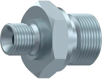 Niplu hidraulic redus BSP (60°), otel carbon