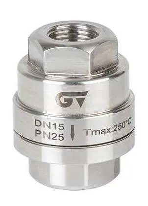 Oala condens termostatica si aerisire, filete interioare, din inox, PN 25
