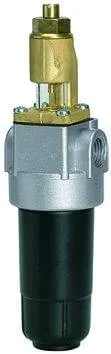 Lubrificator cu pahar metalic si vizor metalic (zinc-sticla-NBR), seria Heavy Duty Mini