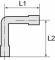 Conector L - POM