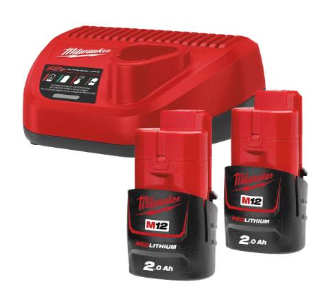 Pachet NRG M12 2.0 Ah - Milwaukee M12 NRG-202