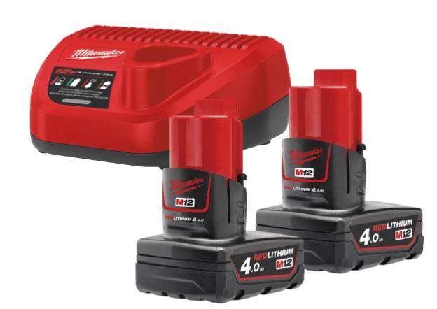 Pachet NRG M12 4.0 Ah - Milwaukee M12 NRG-402