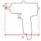 Scula pneumatica de insurubat cu impuls, patrat 3/8&QUOT;, 47-70 Nm, 6500 rot/min - tip sist., cu lampa