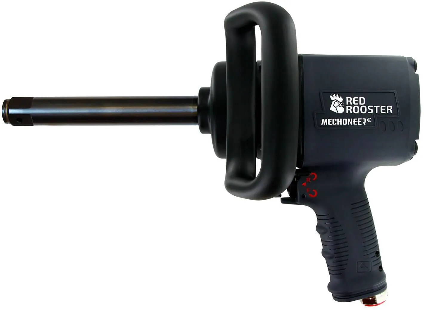 Pistol pneumatic de insurubat cu impact si maner, ax lung, patrat 1&QUOT;, cuplu 2300 Nm, 4300 rot/min