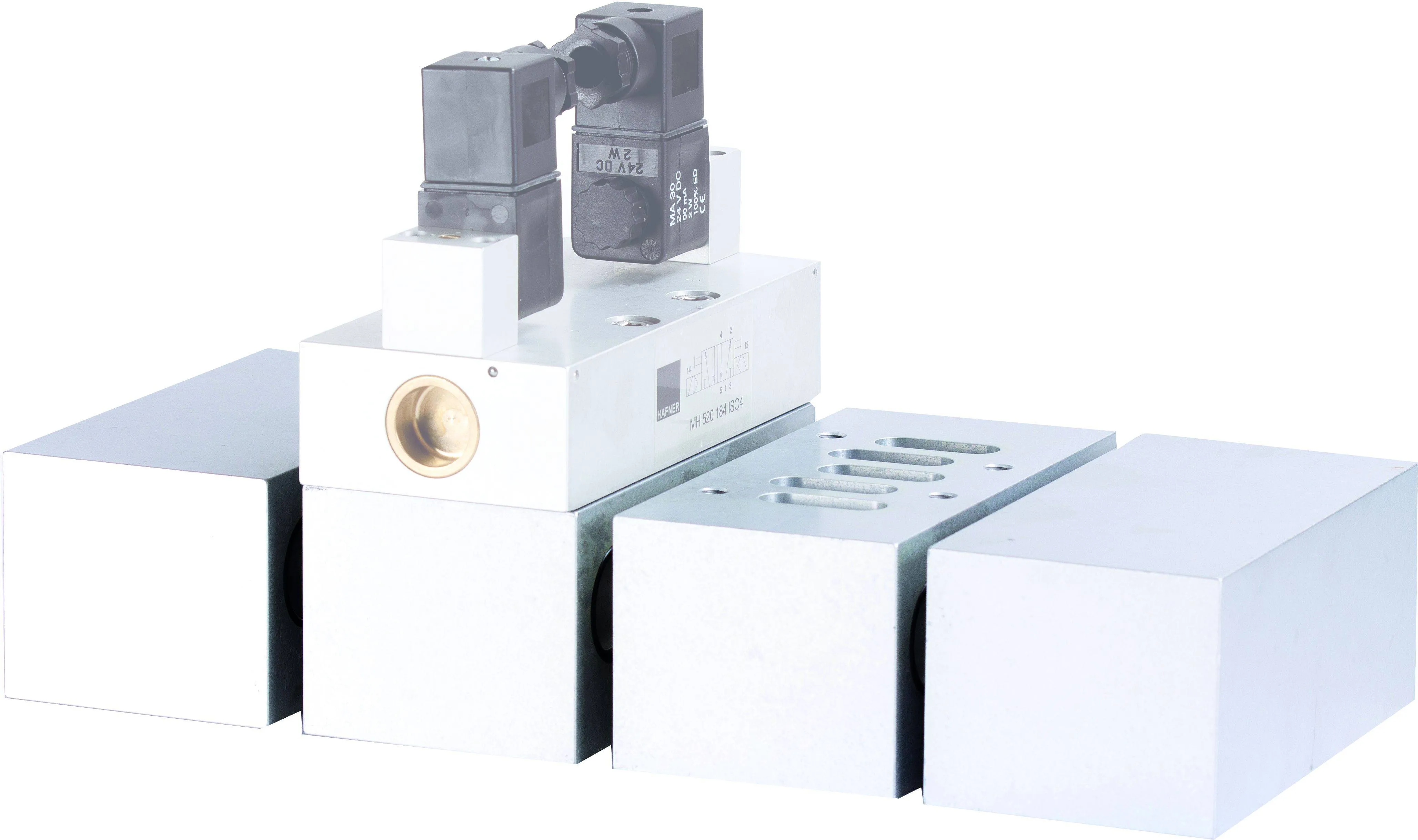 Sistem modular placa ISO4