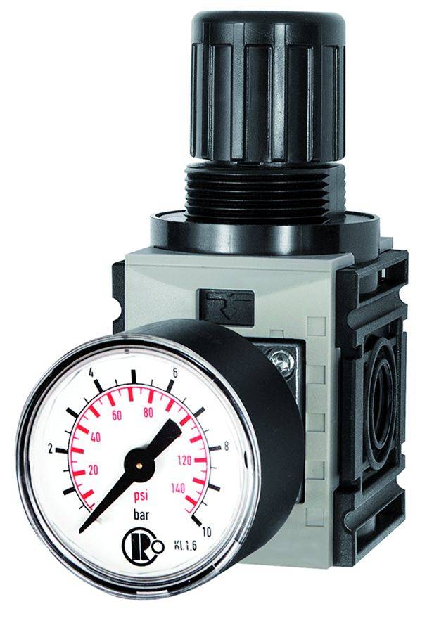Regulator presiune cu furnizare de presiune constanta, manometru standard, seria Future Mini
