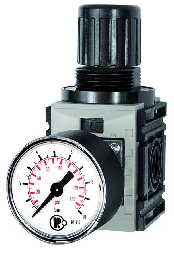 Regulator presiune cu furnizare de presiune constanta, manometru standard, seria Future Mini