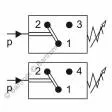 Presostat PDS, contact schimbabil NO / NC, conector electric M 12 x 1