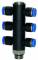 Ramificator T triplu push-in cu filet cilindric exterior si O-ring, seria standard, G 1/2&QUOT; - 12 mm