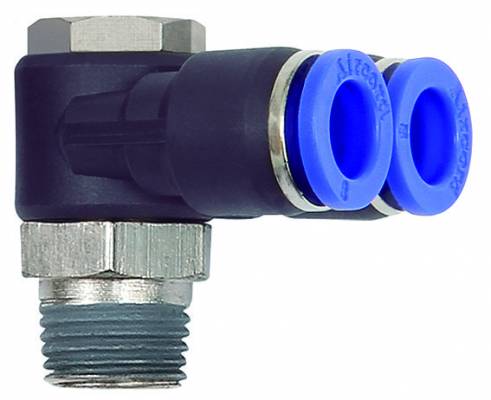 Ramificator Y push-in banjo cu filet conic exterior, seria standard