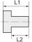 Reductie cu filet exterior R 1/2&QUOT; - interior G 3/8&QUOT;, PN 25, alama nichelata