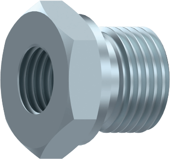 Reductie hidraulica 60° cu filet exterior BSP - filet interior BSP