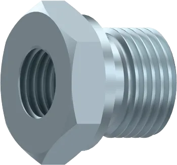 Reductie hidraulica 60° cu filet exterior BSP - filet interior BSP