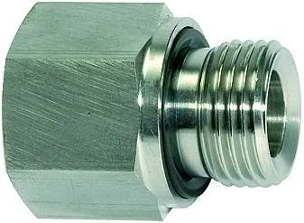 Reductii cu filet exterior-interior, etansat cu o-ring, din inox 1.4571