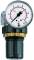 Regulator presiune cu manometru si piulita panou, seria Heavy Duty Mini