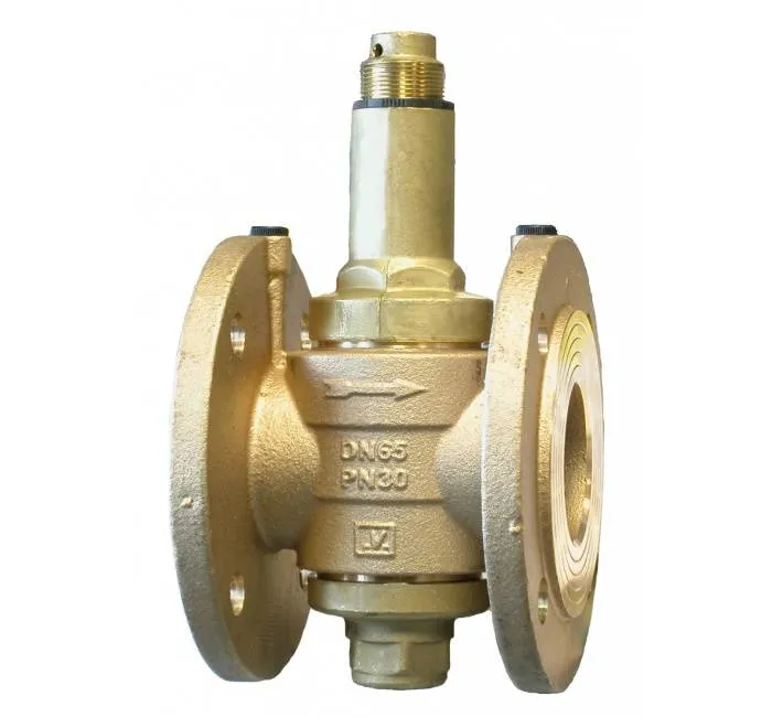 Regulator presiune cu piston si flanse, actionare directa