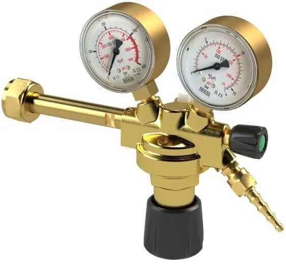 Regulator de presiune pentru butelie, 200bar, hidr./met./gaz il./gaz nat.