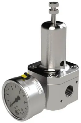 Regulator de presiune din INOX, controlat prin contrapresiune
