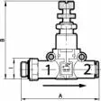 Regulator presiune - intrare filet - iesire furtun