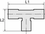 Separator apa T - pentru 22 mm