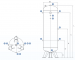 Rezervor aer comprimat vertical, galvanizat, 270L, 11 bar, 2014/29/UE