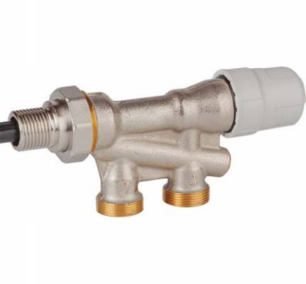 Robinet termostatic pentru instalare pe o singura teava, filet 1/2&QUOT;, PN 10