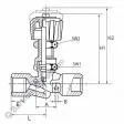 Robinet cu ac - filet interior/exterior