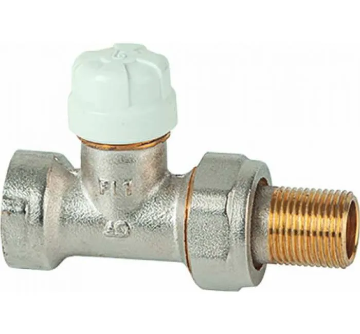 Straight adjusting lock shield valve for steel pipe without GE System