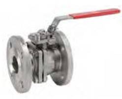Robinet cu bila., flansa inox, corp SPLIT, seria 763