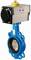 Robinet fluture, tip Wafer, actuator pneumatic - dubla actiune