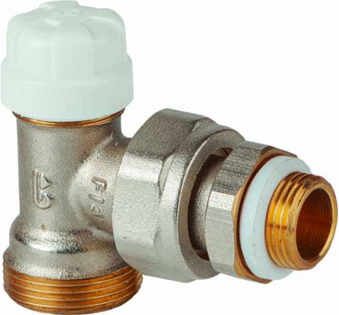 Angle lock shield valve for pipe with GE System