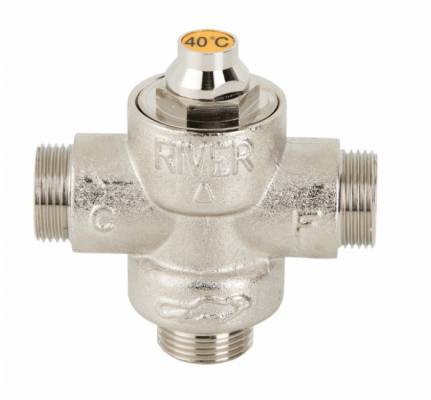 Robinet derivatie cu termostat, filet 3/4&QUOT;, PN 10
