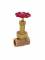 Robineti cu ventil - Bronz, temperaturi ridicate max. 180°C, etansare metalica inox, max 25 bar