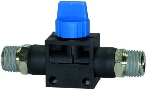 Robinet cu 2 filete conice exterioare etansate cu PTFE