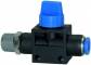 Robinet cupla push-in si filet conic exterior etansat cu PTFE