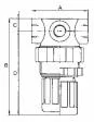 Regulator de presiune (limitator presiune) cu manometru
