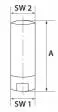 Regulator presiune cu 2 filete interioare, seria Inline