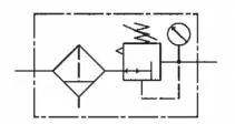 Filtru regulator din Inox, reversibil, descarcare proprie, purja manuala, manometru din inox