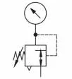 Regulator presiune din Inox, reversibil, descarcare proprie, manometru din inox