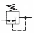 Regulator presiune de precizie, control pneumatic printr-o valva de control externa, fara manometru