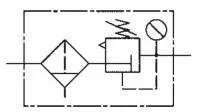 Filtru regulator cu pahar policarbonat, seria Heavy Duty
