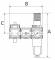 Ansamblu preparare SAFETY cu filtru regulator, ventil soft-start si robinet cu amortizor, seria Multifix