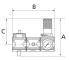 SAFETY service unit set, comprising a ball valve with silencer, start-up valve and pressure regulator with lock cylinder, Multifix series