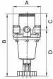 Regulator presiune pentru apa, include manometru