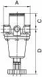 Regulator presiune cu piulita panou si saiba, fara manometru, seria Heavy Duty